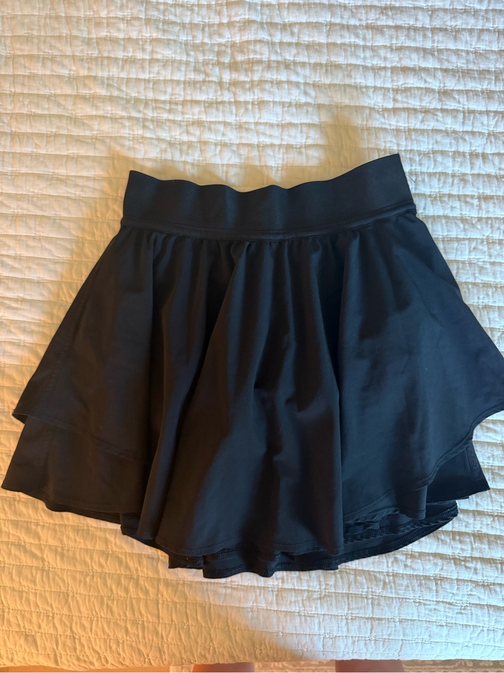 lululemon athletica Black Layered Skater Skirt